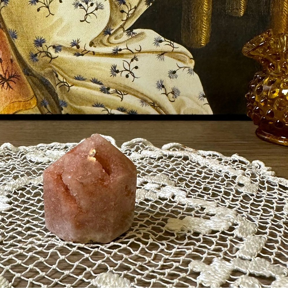 Pink Amethyst | Mini Druzy Obelisk
